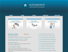 Tablet Screenshot of alexamenos.com